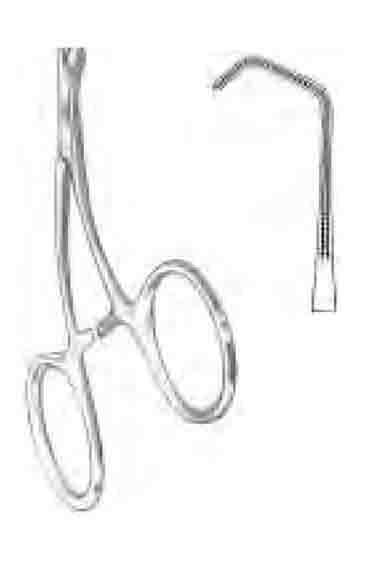 DE BAKEY-CASTANEDA TİTANYUM MİKRO VASKULER KLEMP  (B) 12 CM